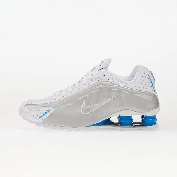 Nike Sneakers Nike Shox R4 White/ Metallic Silver-Blue Hero EUR 41