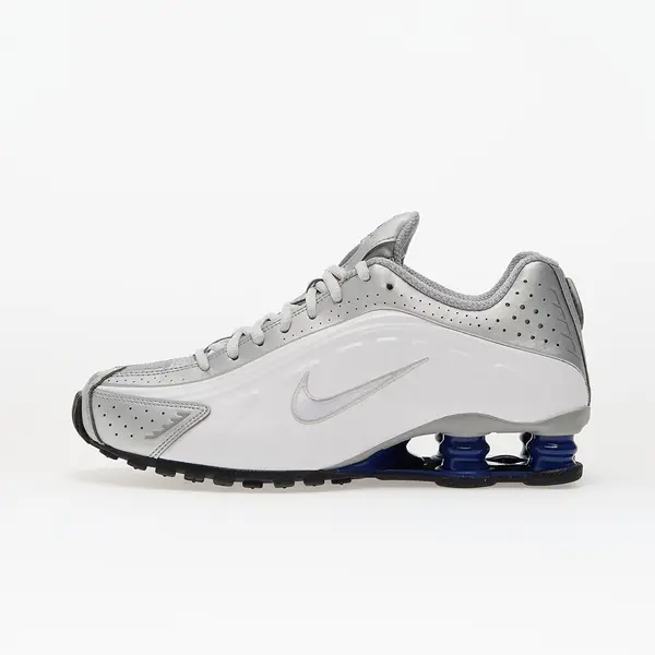Nike Sneakers Nike Shox R4 White/ White-Mtlc Silver-Deep Royal Blue-Black EUR 40.5
