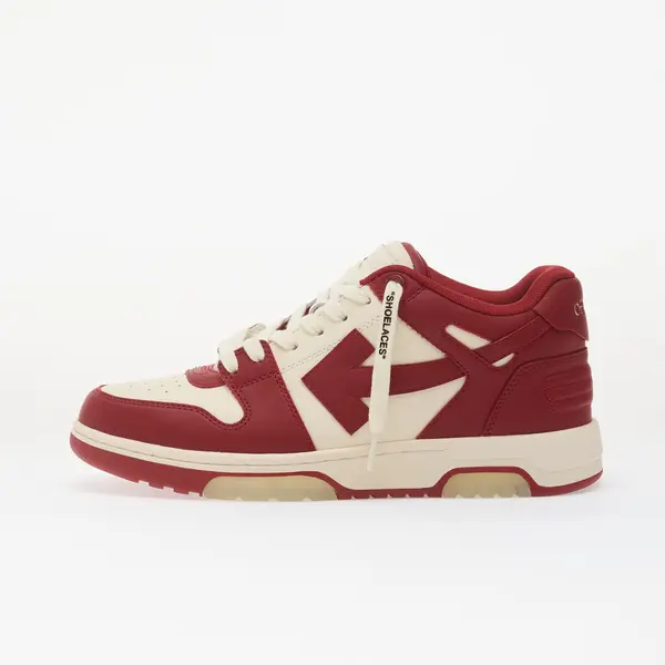 Off-White Sneakers Off-White M-Out Of Office Calf Lea-002 Off White - Coral Red EUR 43