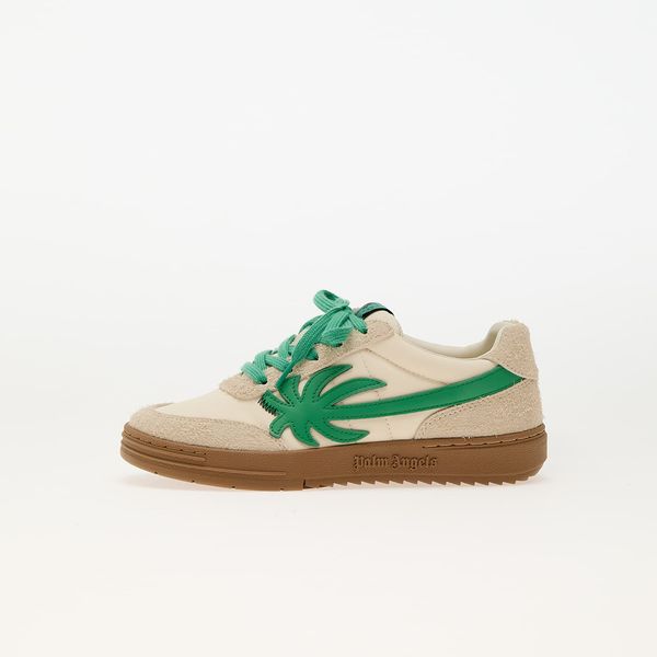 Palm Angels Kids Sneakers Palm Angels Kids Palm Beach University Nylon Beige Green EUR 35