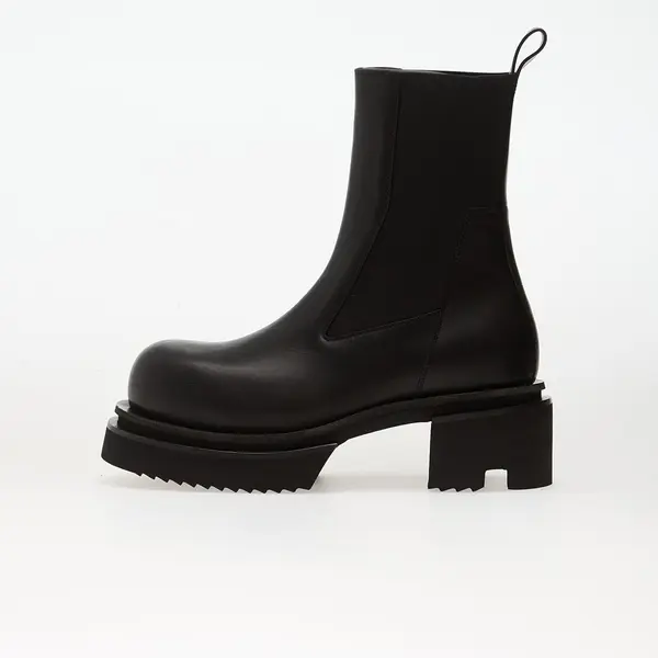 Rick Owens Sneakers Rick Owens Leather Boots - Beatle Bogun Black EUR 45