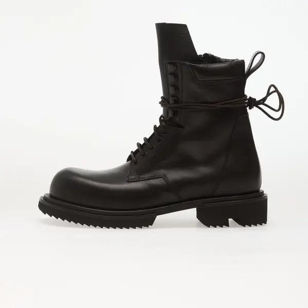 Rick Owens Sneakers Rick Owens Leather Boots - Low Army Gabe Black EUR 45