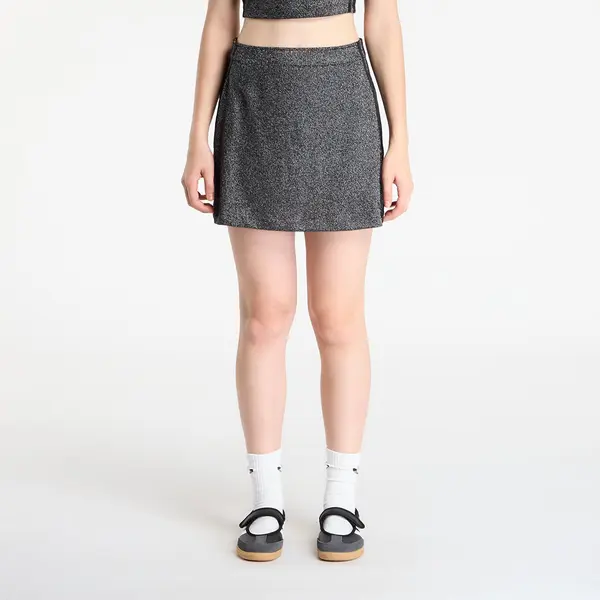 adidas Originals Suknja adidas Lurex® Mini Skirt Black/ Silver Met. M
