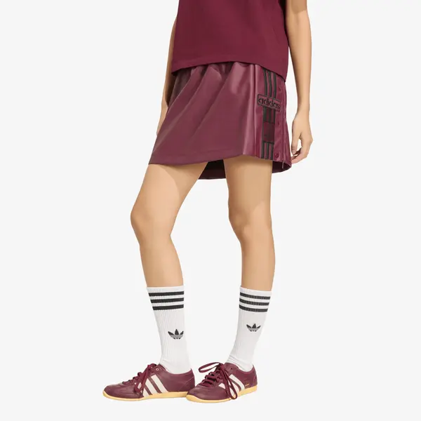 adidas Originals Suknja adidas Pleather Adibreak Skirt Maroon/ Black S