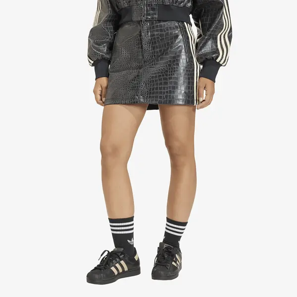 adidas Originals Suknja adidas Pleather Mini Skirt Black 4