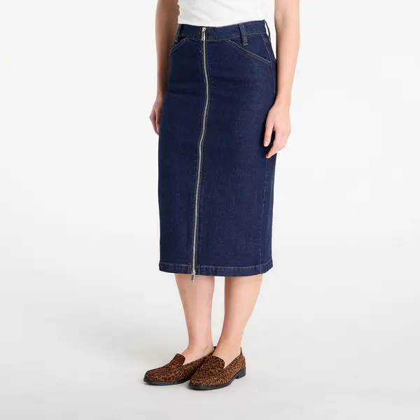 Calvin Klein Suknja Calvin Klein Jeans Denim Zip Front Skirt Blue 28