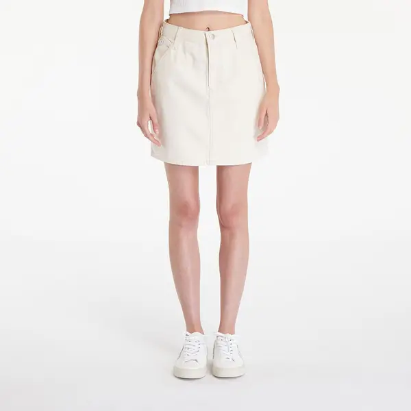 Calvin Klein Suknja Calvin Klein Jeans Hr A-Line Mini Skirt Hammerloop White 26