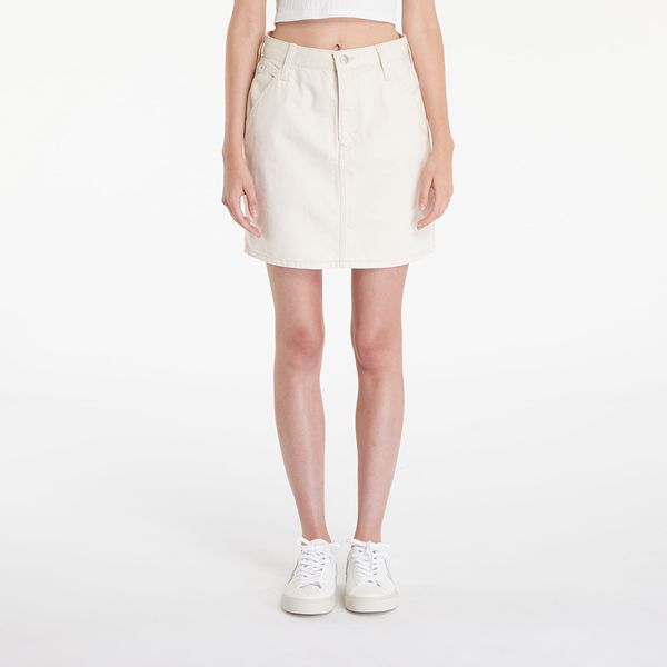 Calvin Klein Suknja Calvin Klein Jeans Hr A-Line Mini Skirt Hammerloop White 31