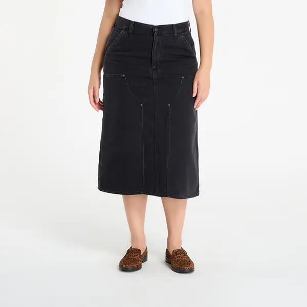 Carhartt WIP Suknja Carhartt WIP W' Double Knee Skirt Black Stone Washed M