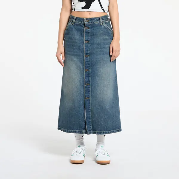 Carhartt WIP Suknja Carhartt WIP W' Marvin Skirt Blue Worn Used Wash L