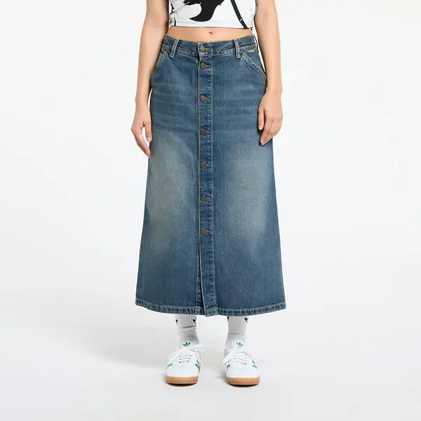 Carhartt WIP Suknja Carhartt WIP W' Marvin Skirt Blue Worn Used Wash XS