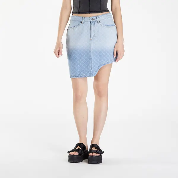 Daily Paper Suknja Daily Paper Zella Monogram Denim Skirt Mid Blue S