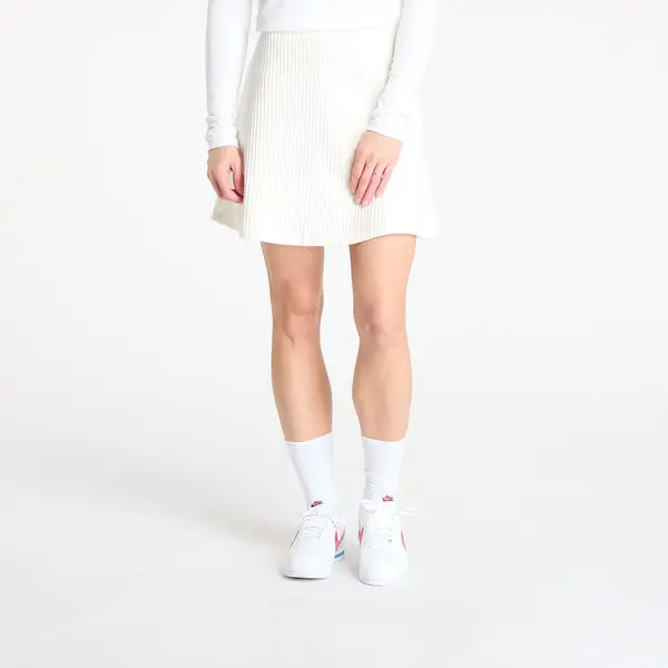 Nike Suknja Nike Sportswear Chill Knit Women's Ribbed Mini Skirt Sail/ Sail S