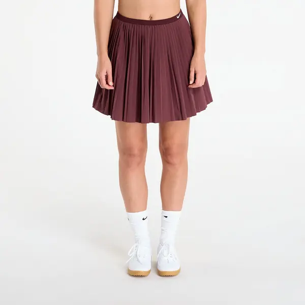 Nike Suknja Nike Sportswear Women's Pleated Skirt Burgundy Crush/ Sail XS