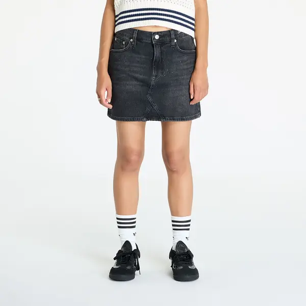 Tommy Hilfiger Suknja Tommy Jeans Izzie Mini Skirt Denim Black 25