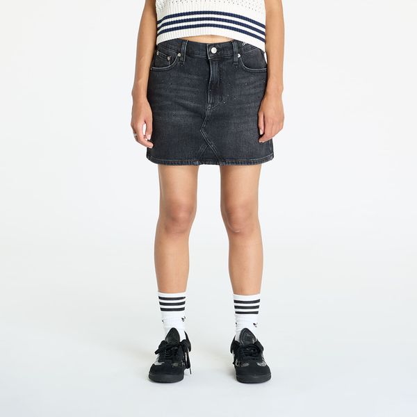 Tommy Hilfiger Suknja Tommy Jeans Izzie Mini Skirt Denim Black 25