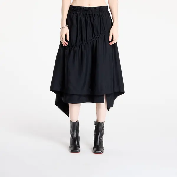 Y-3 Suknja Y-3 Rayon Twill Skirt Black M
