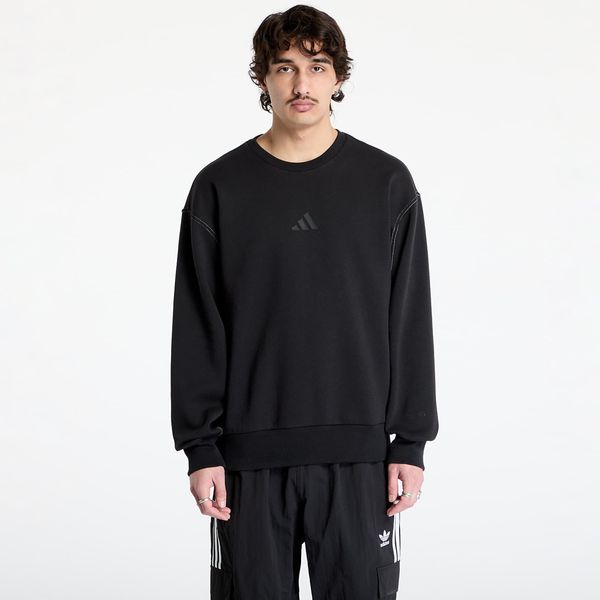 adidas Originals Sweatshirt adidas All Szn Graphic Crew Sweatshirt Black/ Black/ Black L