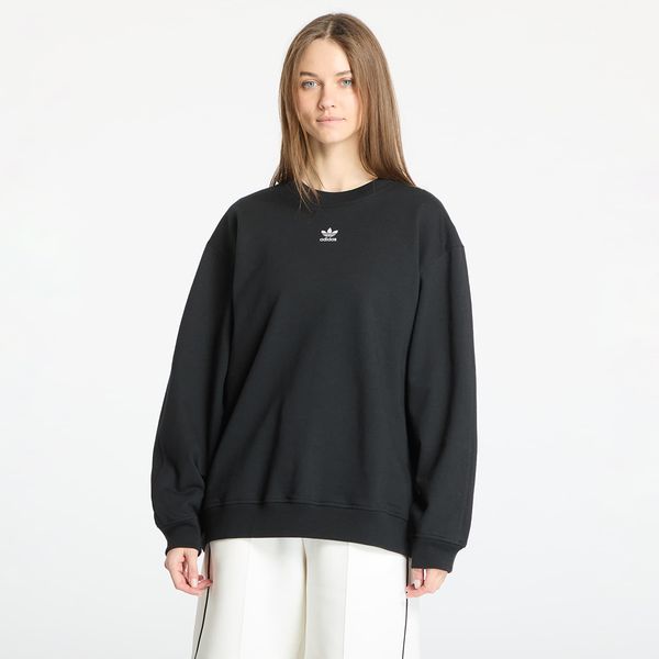 adidas Originals Sweatshirt adidas Essentials Oversized French Terry Sweatshirt Black S