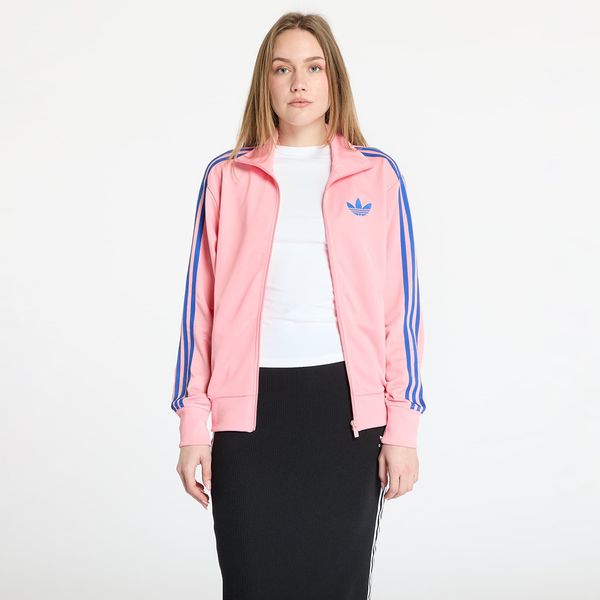 adidas Originals Sweatshirt adidas Firebird Adicolor Classic Loose Tracktop Semi Pink Spark/ Blue XS