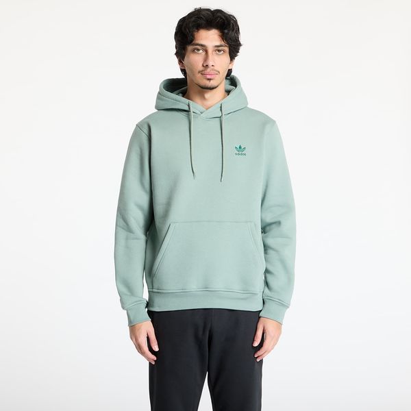 adidas Originals Sweatshirt adidas Trefoil Essentials Hoodie Silver Green S