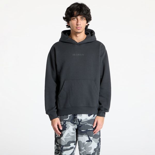 Jordan Sweatshirt Air Jordan Wordmark Men's Fleece Pullover Hoodie Off Noir S