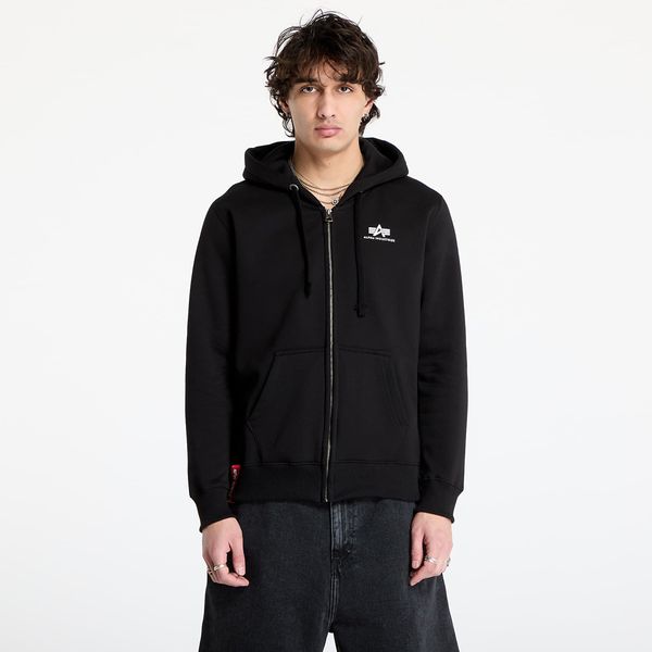 Alpha Industries Inc. Sweatshirt Alpha Industries Basic Zip Hoody SL Black L