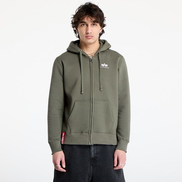 Alpha Industries Inc. Sweatshirt Alpha Industries Basic Zip Hoody SL Dark Olive M