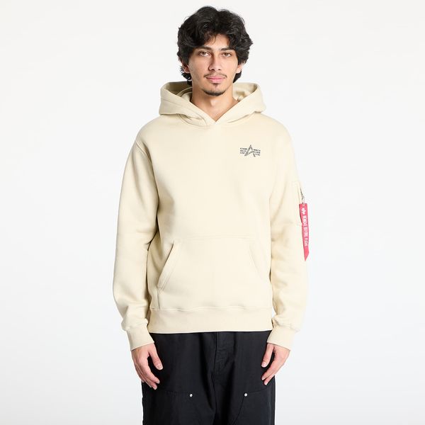 Alpha Industries Inc. Sweatshirt Alpha Industries Inc. Signature BP Hoodie Vintage White M