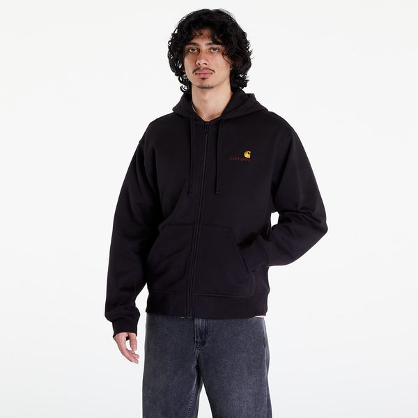 Carhartt WIP Sweatshirt Carhartt WIP Hooded American Script Jacket UNISEX Black L