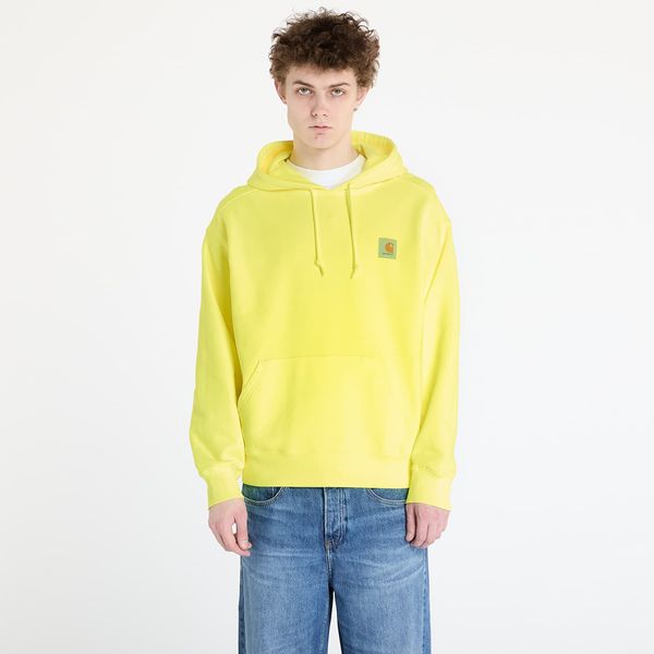 Carhartt WIP Sweatshirt Carhartt WIP Hooded Industry Sweat UNISEX Lumo Yellow Garment Dyed L