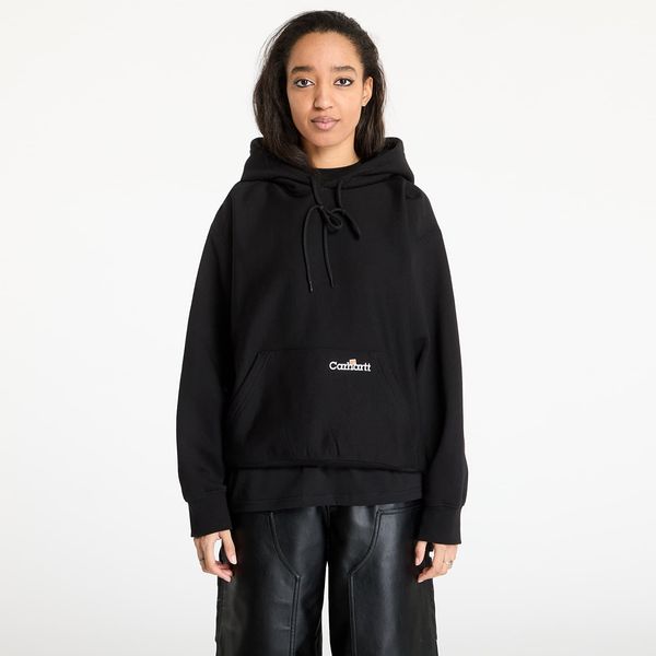 Carhartt WIP Sweatshirt Carhartt WIP Hooded Label Script Sweat UNISEX Black M