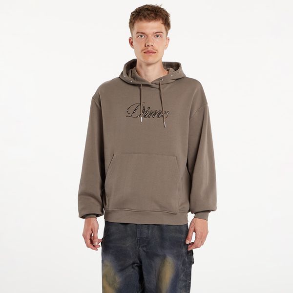 DIME Sweatshirt Dime Cursive French Terry Hoodie UNISEX Walnut M