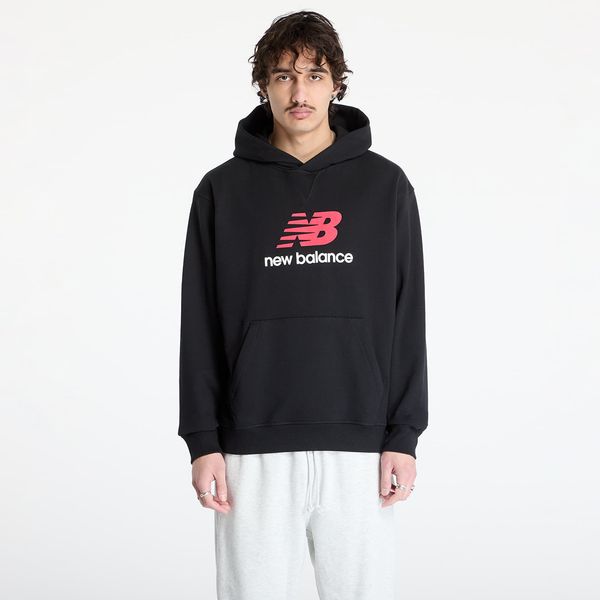 New Balance Sweatshirt New Balance Athletics French Terry Logo Hoodie Black XL