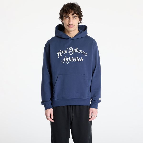 New Balance Sweatshirt New Balance Athletics Relaxed League Hoodie Blue M