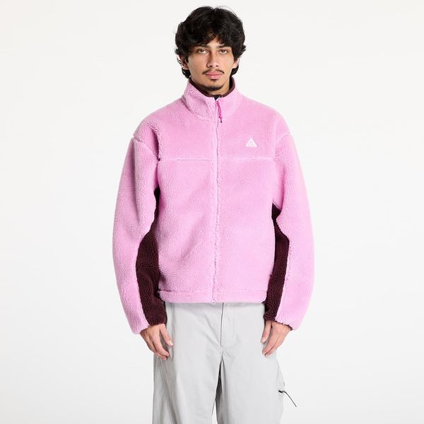 Nike Sweatshirt Nike ACG "Canwell Glacier" Men's Therma-FIT ADV Windproof Fleece Beyond Pink/ Burgundy Crush/ Summit White XS