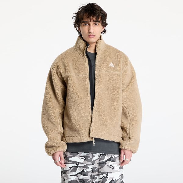 Nike Sweatshirt Nike ACG "Canwell Glacier" Men's Therma-FIT ADV Windproof Fleece Khaki/ Summit White S