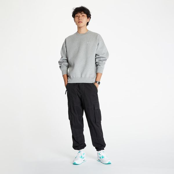 Nike Sweatshirt Nike Nrg SoloSwoosh Crew Fleece Dk Grey Heather/ White XL