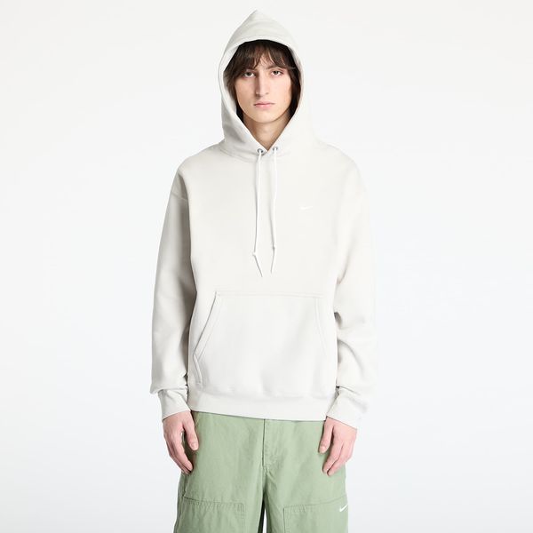 Nike Sweatshirt Nike Solo Swoosh Men's Fleece Pullover Hoodie Light Bone/ White XS