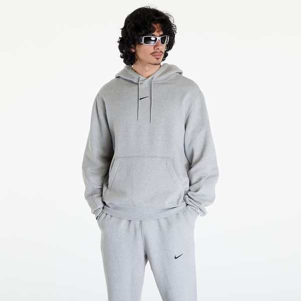 Nike Sweatshirt Nike x NOCTA Men's Fleece Hoodie Dk Grey Heather/ Matte Silver/ Black L