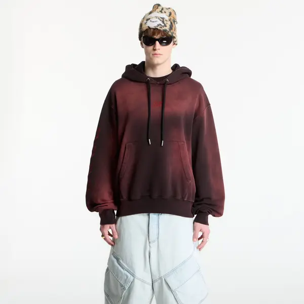 Off-White Sweatshirt Off-White x AC Milan Regular Hoodie UNISEX Black/ Red XL