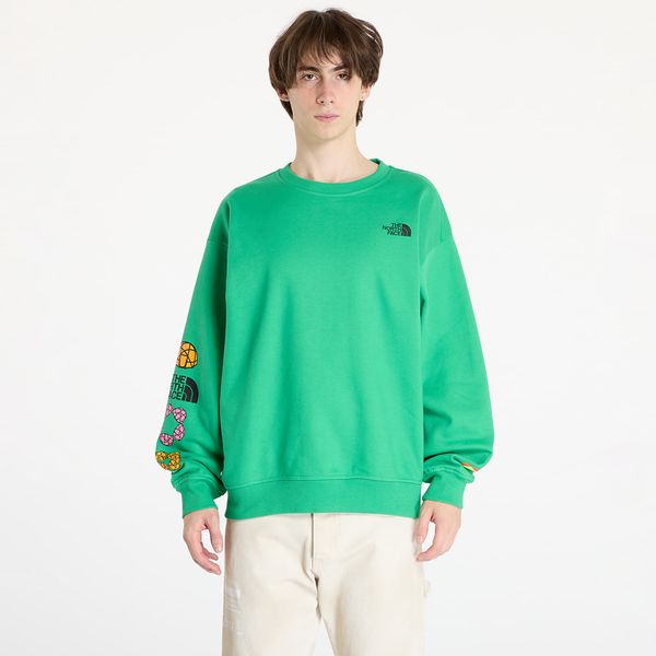 The North Face Sweatshirt The North Face x Yinka Ilori Graphic Crew Sweatshirt UNISEX Optic Emerald S