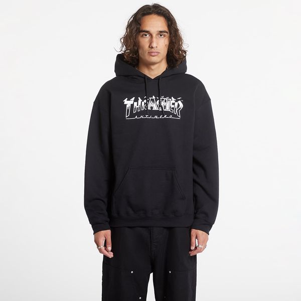 Thrasher Sweatshirt Thrasher Hood Pigeon Mag Black M