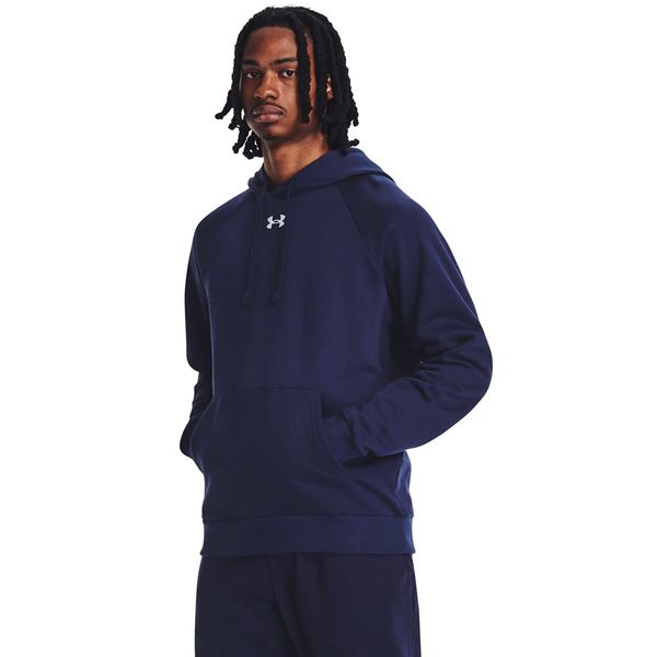 Under Armour Sweatshirt Under Armour Rival Fleece Hoodie Blue XS