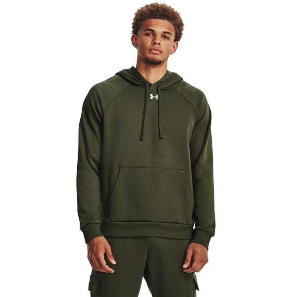 Under Armour Sweatshirt Under Armour Rival Fleece Hoodie Green S