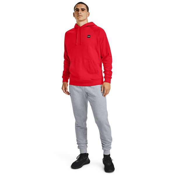 Under Armour Sweatshirt Under Armour Rival Fleece Hoodie Red/ Onyx White L
