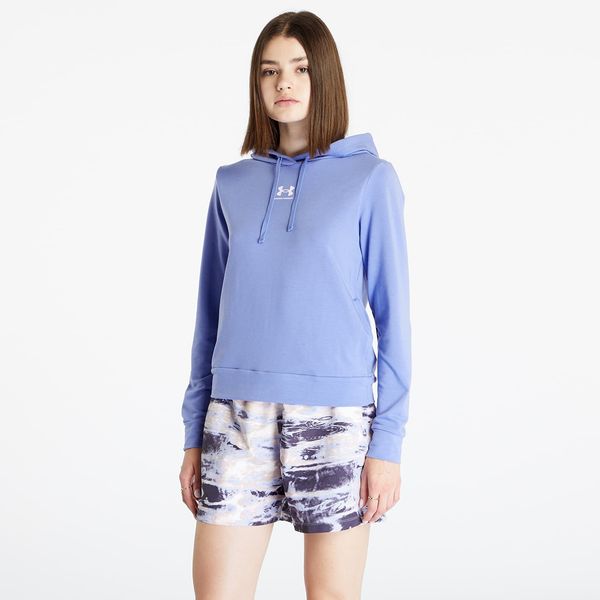 Under Armour Sweatshirt Under Armour Rival Terry Hoodie Baja Blue/ White S