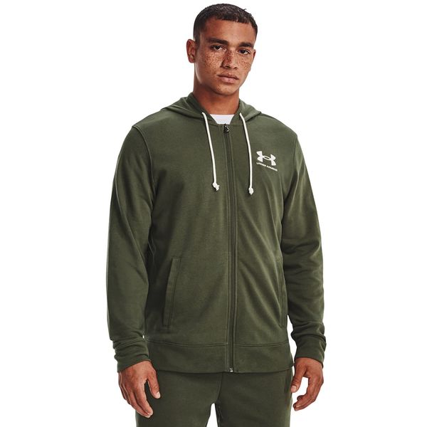 Under Armour Sweatshirt Under Armour Rival Terry LC FZ Green XL