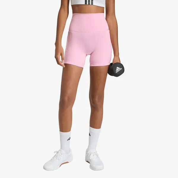 adidas Performance Tajic adidas 3 Stripes Studio All Me Booty Short Leggings True Pink XS