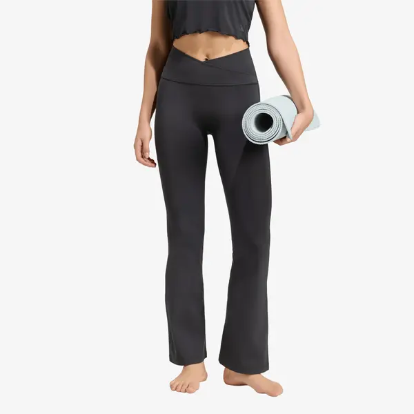 adidas Performance Tajic adidas 3-Stripes Studio All Me Flare X-Over Leggings Black L